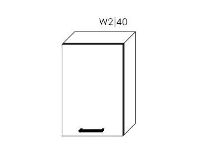 Platinum W2/40 skříňka horní