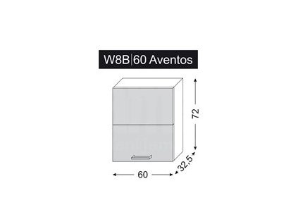 Platinum W8B/60 AV skříňka horní