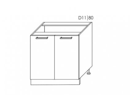 Platinum D11/80 skříňka dolní
