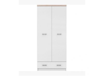 TOPTY 01 dvoudveřová skříň 2D1S se zásuvkou