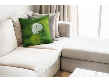 Dekorační povlak White Flower 50 x 50 cm