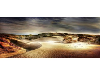 Obraz Poušť, tištěné plátno 50 x 120 cm
