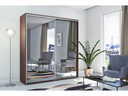 A1 skříň šatní v. 245 cm s posuvnými dveřmi