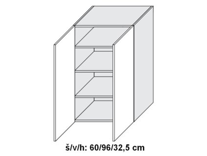 Quantum W4/60 skříňka horní