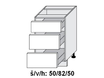 Quantum D3M/50 skříňka dolní