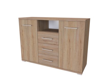 AIDA MN komoda 3S2D s tlumením s dotahem