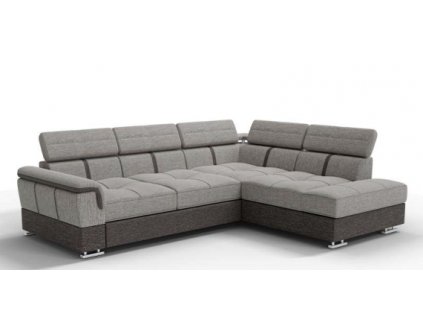 IBIZA II  AKČNÍ rohová sedací souprava v látce GEMMA 86/93