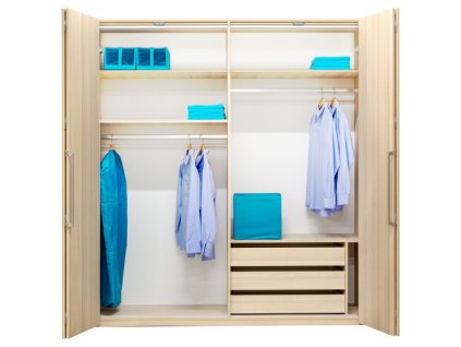 GRANDE 200 cm skříň - úchytkové otevírání