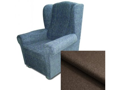 UŠÁK Standard  - SKLADEM látka hnědá ARTMEB 81855