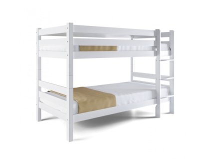 LENNY 90 PP bílá patrová postel