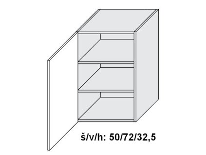 Quantum W2/50 skříňka horní