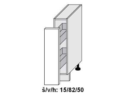 Quantum D/15 cargo skříňka dolní