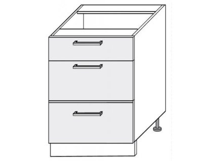 Titanium D3A 50 Hettich, skříňka dolní