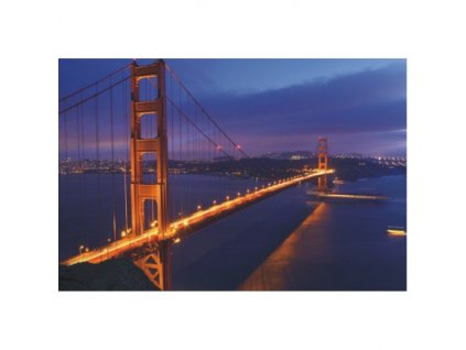 Obraz Golden Bridge 100 x 40 cm