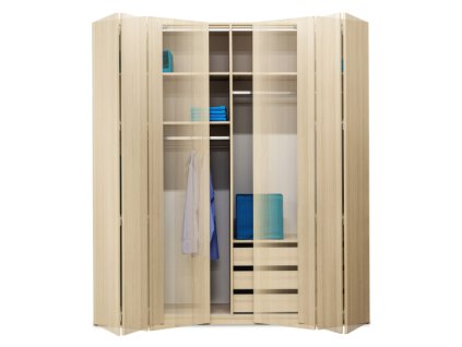 GRANDE 240 cm skříň - bezúchytkové otevírání