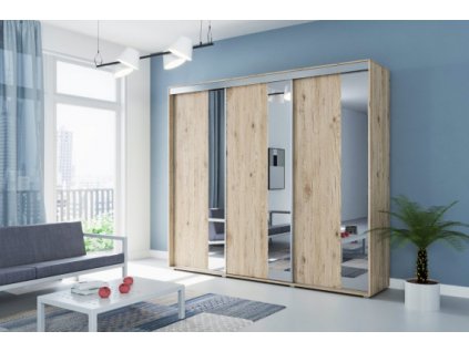 A29 skříň šatní s posuvnými dveřmi