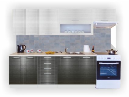 TITANIUM 240 kuchyňská sestava - korpus bílý