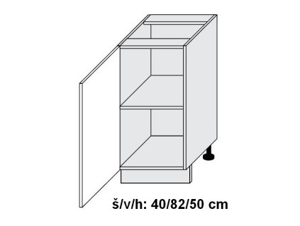 Quantum D1D/40 skříňka dolní
