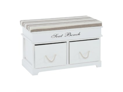 lavica seat bench svetlohneda pasik