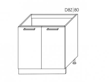 Platinum D8Z/80 skříňka dolní