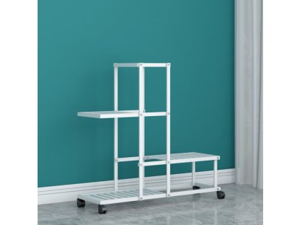 MAVERO stojan na květiny, bílý