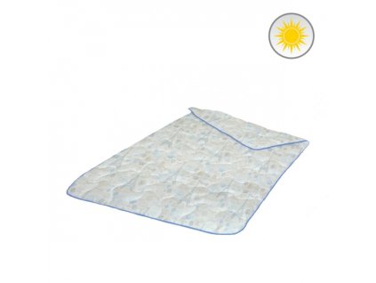 Přikrývka letní Paris Blue 140 x 200 cm