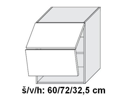 Quantum W8B AVENTOS/60 skříňka horní výklopná