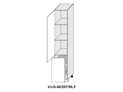 Quantum 2D14K/40/207 skříňka dolní