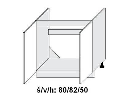 Quantum D8Z/80 skříňka dolní dřezová