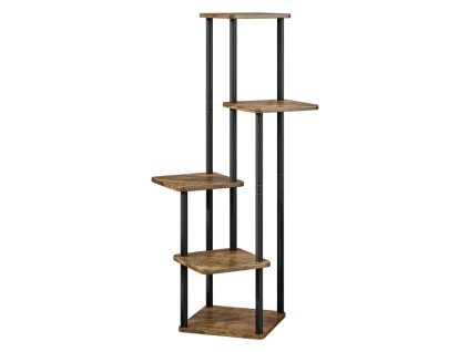 ADITE stojan na květiny, černá/rustikál