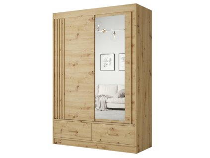 CA11-150 Canada skříň šatní,kombinovaná, posuvné dveře