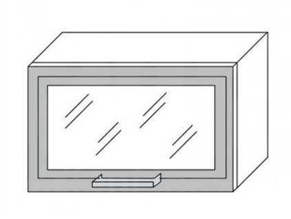 Titanium W4BS 60 rámeček v barvě dvířka, skříňka horní