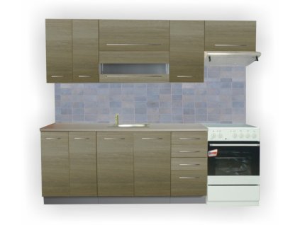 SILVER 240 kuchyňská sestava - korpus grey