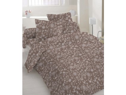 Povlečení bavlna GARDENA Brown