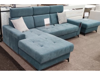 LEA I rohová sedací souprava levá, látka Storm 72