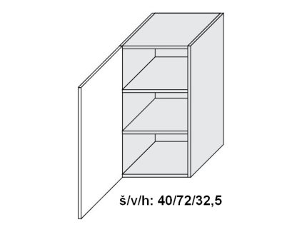 Quantum W2/40 skříňka horní