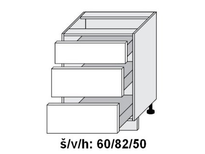 Quantum D3M/60 skříňka dolní