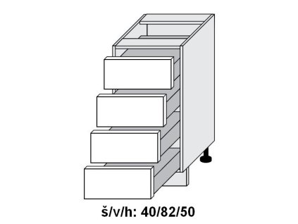 Quantum D4A/40 skříňka dolní