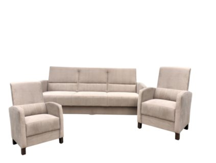 KARLOS 3+1+1 sedací souprava -  látka Kair 2624