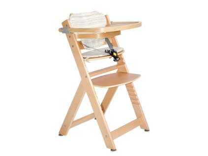 ALENKA dětská, rostoucí, krmící židlička  - buk