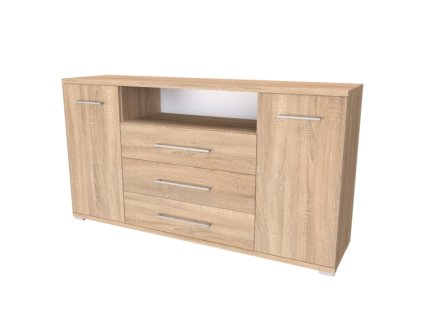 AIDA LN komoda 3S2D s tlumením s dotahem