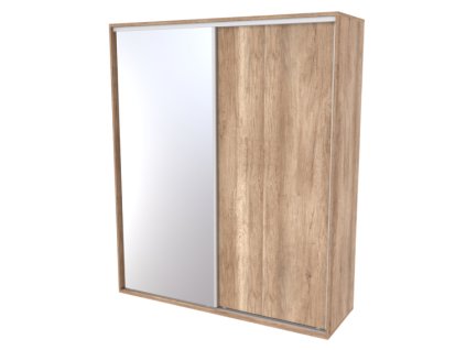 FLEXI 2 skříň š.220 cm v.240cm: 2x dveře