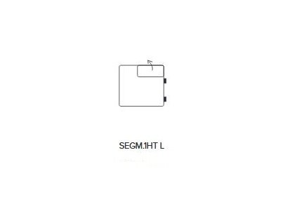 HAMPTON SEGM.1HT/ L s úložným prostorem