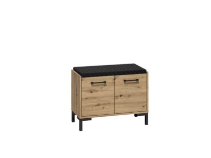 NEVIO 04 skříňka se sedátkem, dub artisan