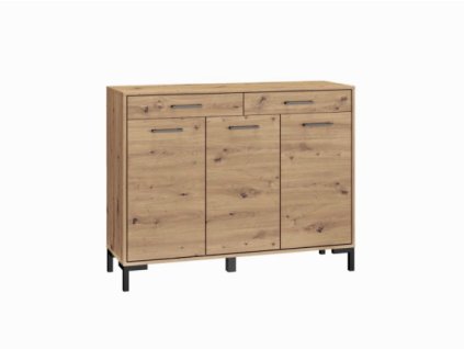 NEVIO 14 skříňka na boty, dub artisan