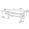 Tomáš konferenční stolek rozměry