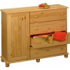 Komoda 8016 borovice masiv lak