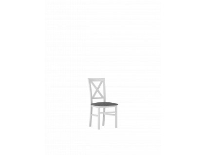 ALICE 101 provance jídelní židle  Bílá/ šedá Savana 21(SZ)