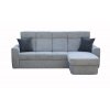 Rohová sedací souprava PALMARA Levá - Diosa 84světle šedá/ polštáře 93 tm. šedá (E)
