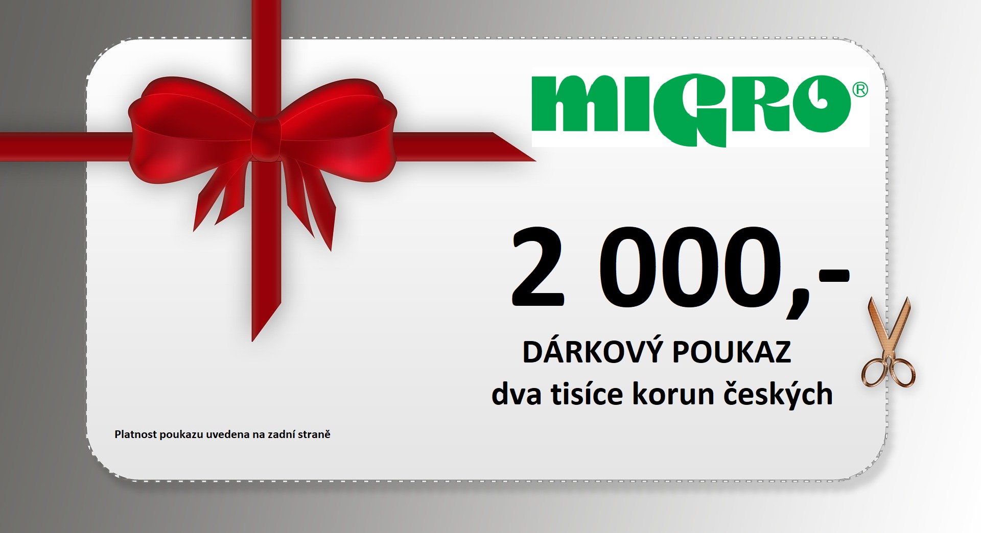 DÁRKOVÉ POUKAZY